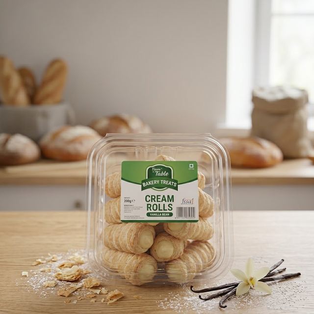 Farm to Table vanilla cream rolls